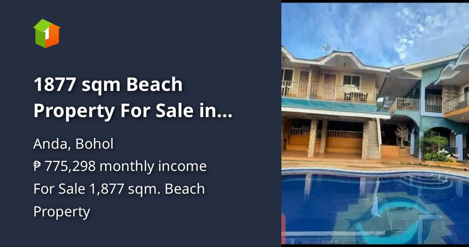 1877 sqm Beach Property For Sale in Anda Bohol [Beach Property 🏖️