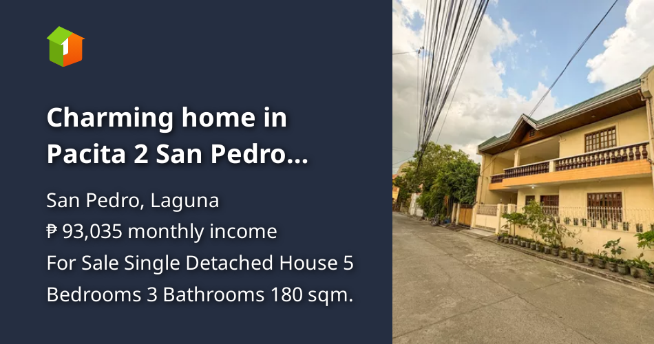 Charming home in Pacita 2 San Pedro Laguna [House and Lot 🏘️
