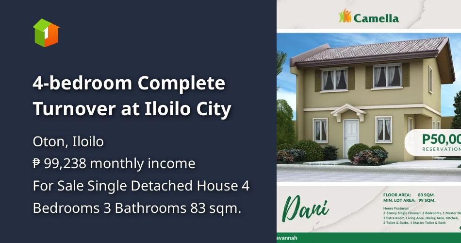 4bedroom Complete Turnover at Iloilo City [House and Lot 🏘️] (April