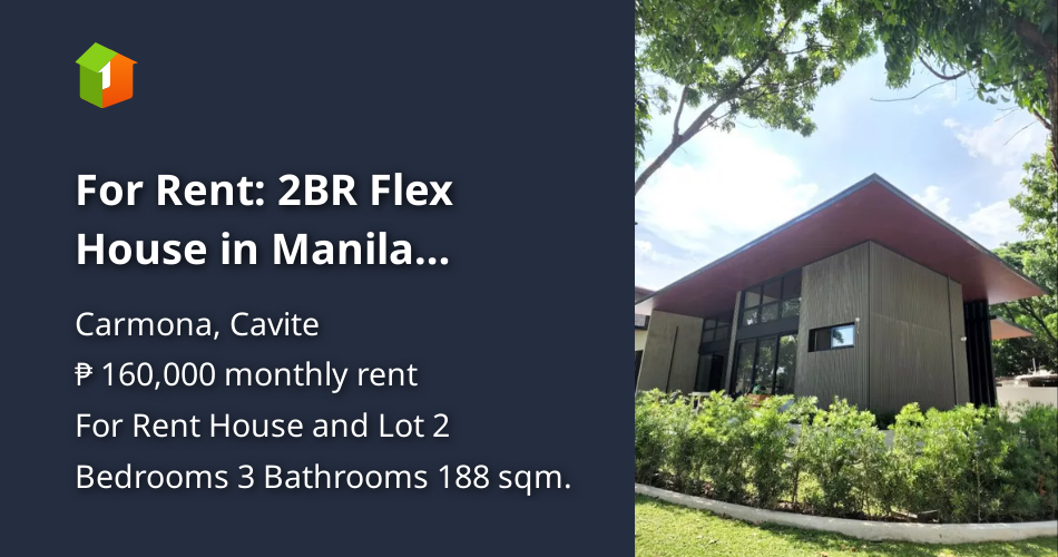 For Rent 3BR House in Manila Southwoods Residential Estate, Cavite
