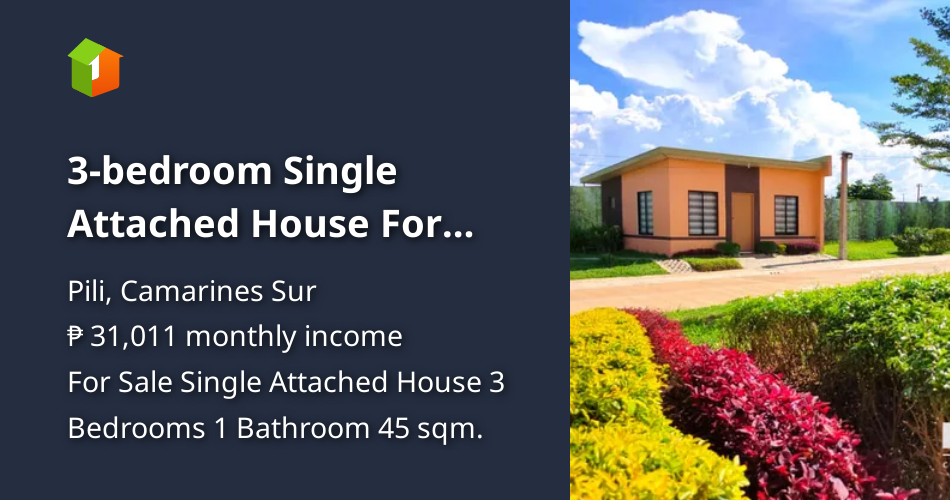 3bedroom Single Attached House For Sale in Pili Camarines Sur [House