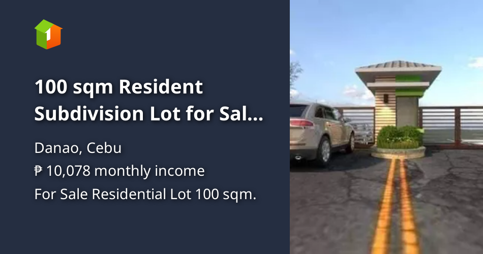 100 sqm Resident Subdivision Lot for Sale in Danao City Cebu [Lot 🚜] (May 2023) in Danao, Cebu