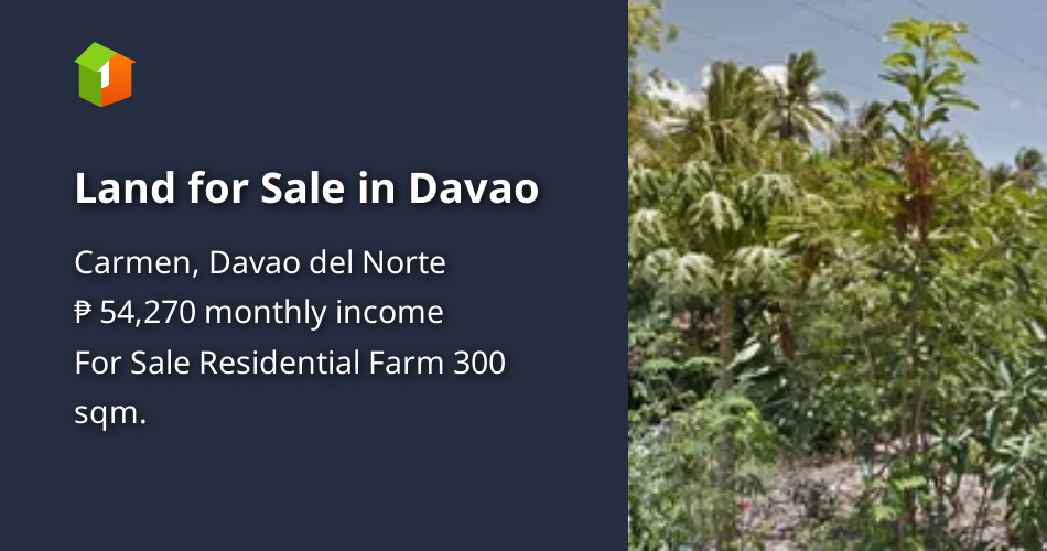 Land for Sale in Davao [Lot 🚜] (November 2021) in Carmen, Davao del