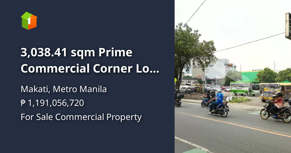 Prime Commercial Corner Lot for Sale beside Puregold J.P. Rizal Makati