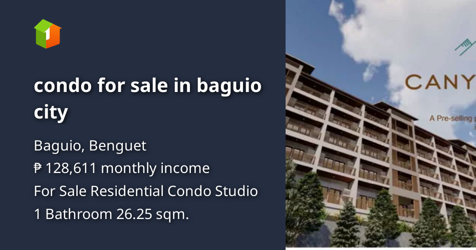 Condo for sale in baguio city [Condo 🏙️] (June 2024) in Baguio, Benguet for sale