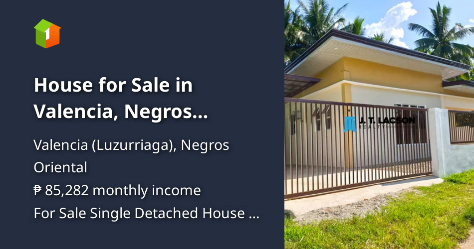 House for Sale in Valencia, Negros Oriental [House and Lot 🏘️] (June