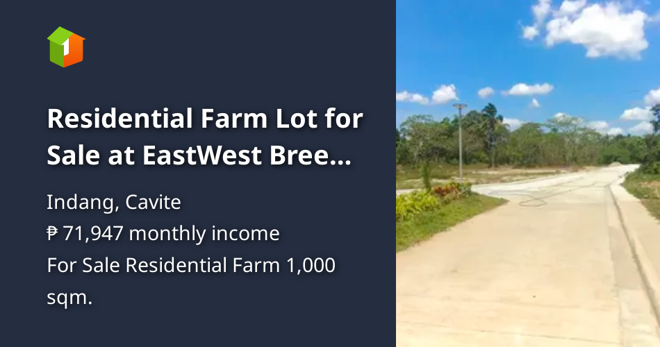Residential Farm Lot for Sale at EastWest Breeze Leisure Farm Cavite
