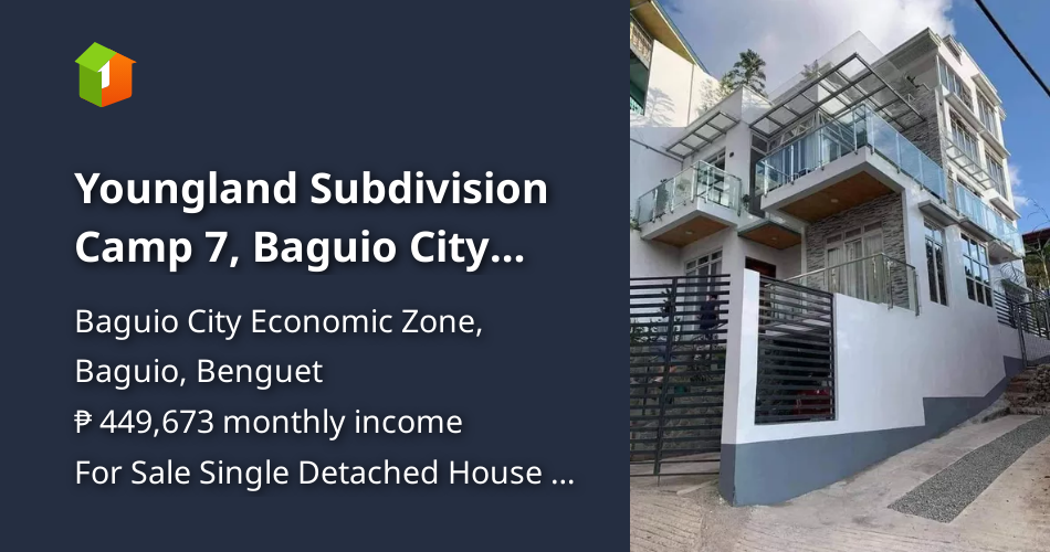 Youngland Subdivision Camp 7, Baguio City House and Lot for Sale [House and Lot 🏘️] (April 2024