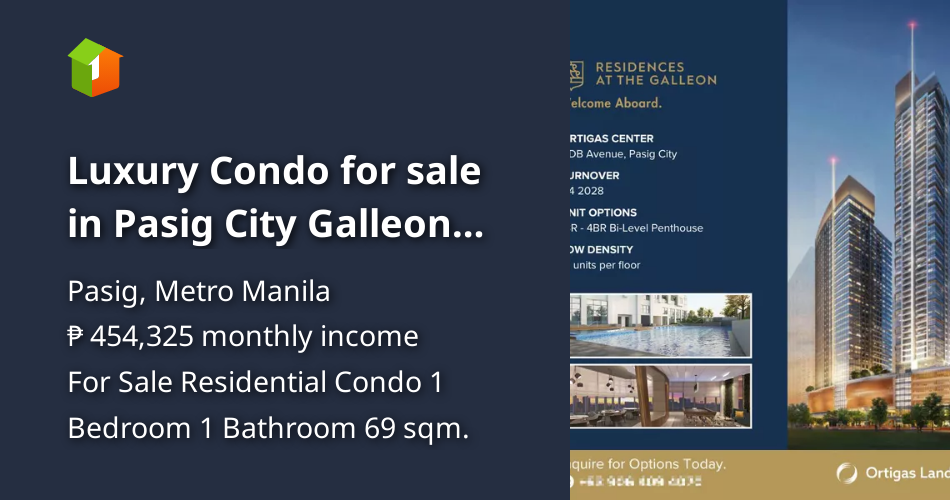 Photo inspiration: Picture Idea: Luxury Condo For Sale In Pasig City Galleon Residences By