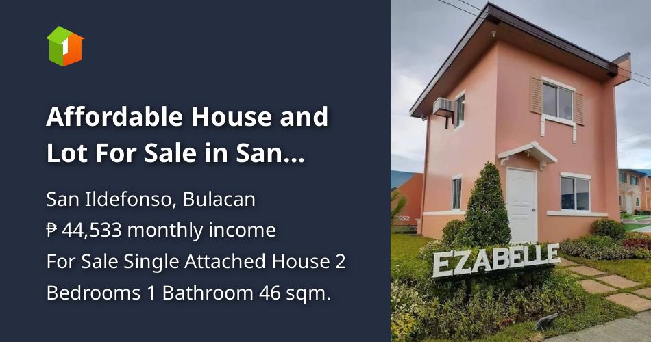 Affordable House and Lot For Sale in San Ildefonso Bulacan [House and