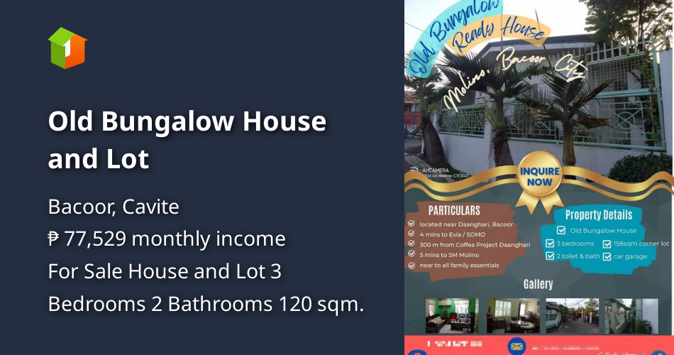 Old Bungalow House and Lot [House and Lot 🏘️] (September 2024) in