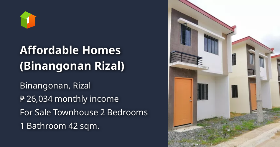 Affordable Homes (Binangonan Rizal) [House and Lot 🏘️] (July 2022) in Binangonan, Rizal for sale