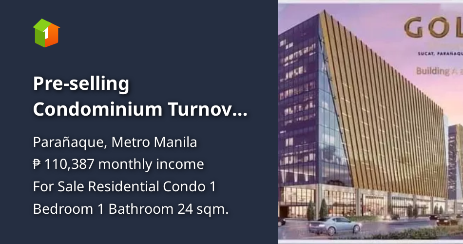 Preselling Condominium Turnover on 2026 (Phase 2) [Condo 🏙️] (April