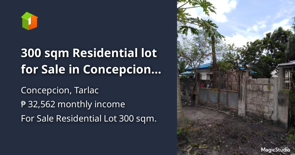 300 sqm Residential lot for Sale in Concepcion, Tarlac [Lot 🚜] (March