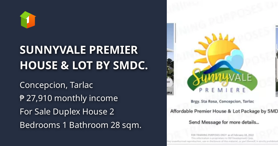SUNNYVALE PREMIER HOUSE & LOT BY SMDC. [House and Lot 🏘️] (March 2024