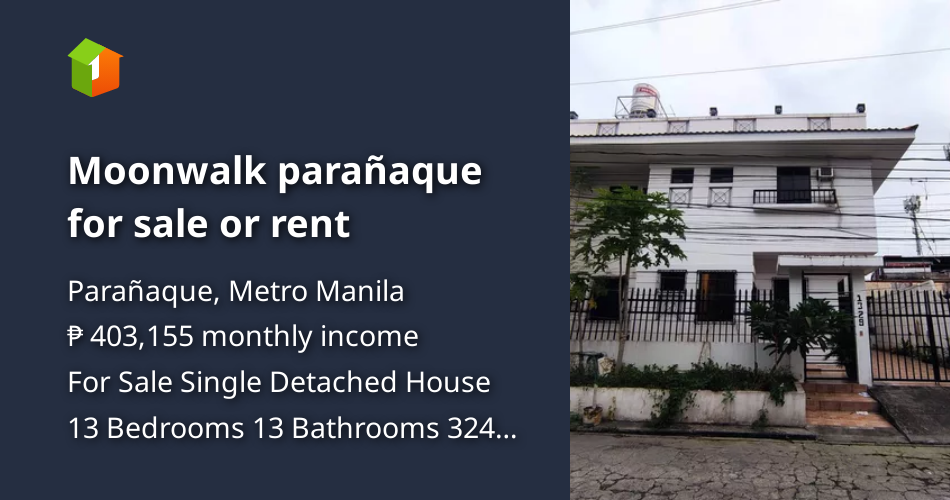Moonwalk parañaque for sale or rent [House and Lot 🏘️] (June 2023) in