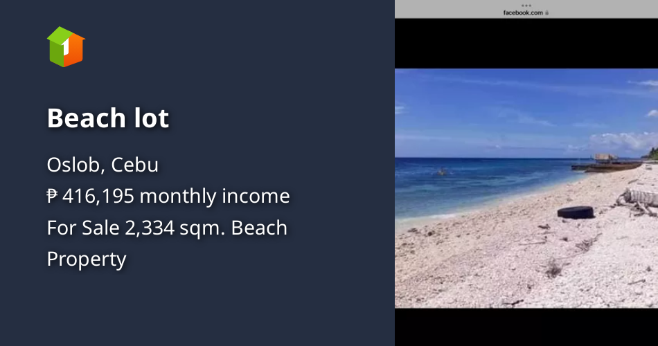Beach lot [Beach Property 🏖️] (September 2022) in Oslob, Cebu for sale