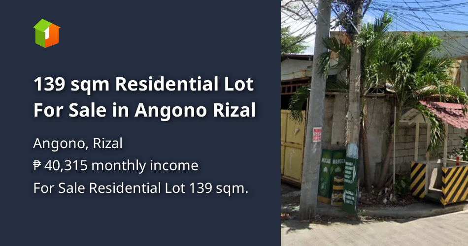 139 sqm Residential Lot For Sale in Angono Rizal [Lot 🚜] (June 2024) in