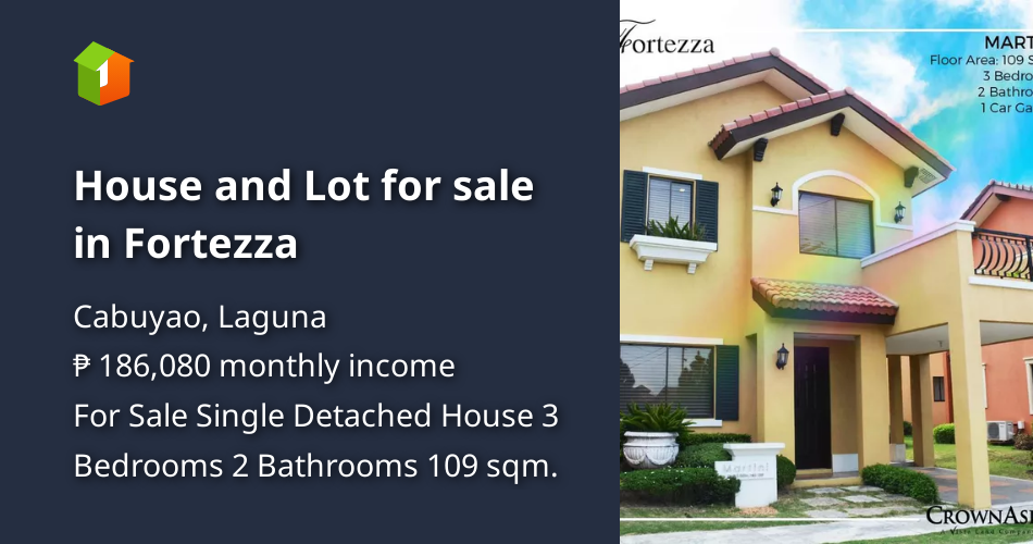House and Lot for sale in Fortezza [House and Lot 🏘️] (September 2021