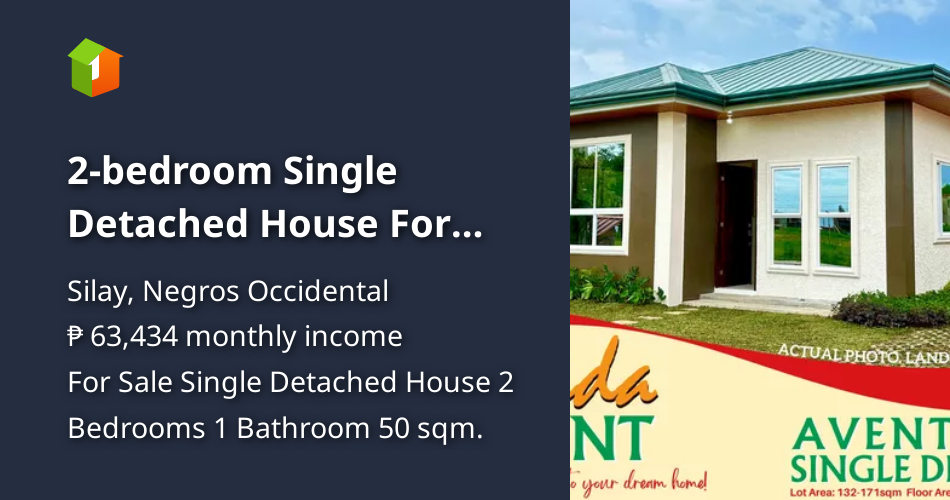 2bedroom Single Detached House For Sale in Silay Negros Occidental