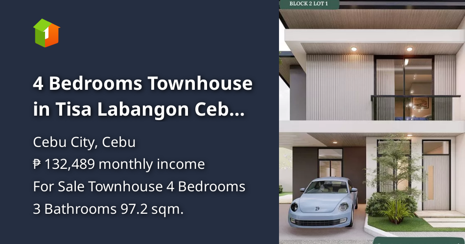 4 Bedrooms Townhouse in Tisa Labangon Cebu City [House and Lot 🏘️] (June 2024) in Cebu City
