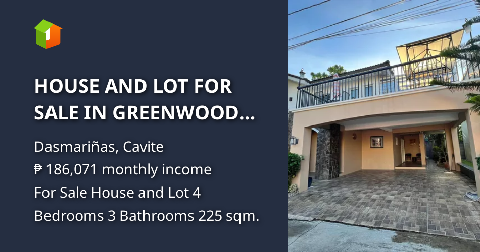 HOUSE AND LOT FOR SALE IN GREENWOODS SUBDIVISION [House and Lot 🏘️