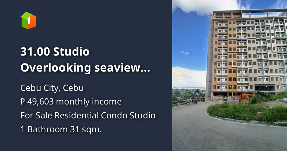 31.00 Studio Overlooking seaview Condor For Sale in Cebu City Cebu
