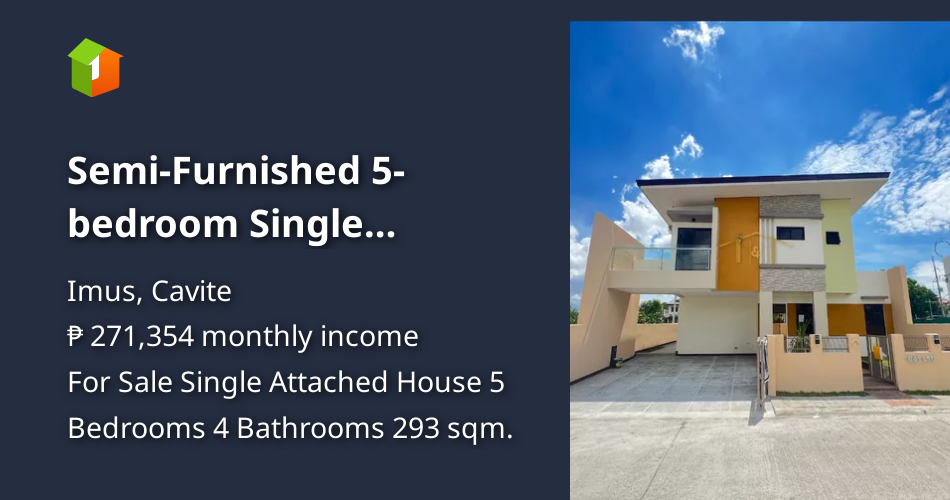 Semi-Furnished 5-bedroom Single Attached With Jacuzzi House For Sale in ...