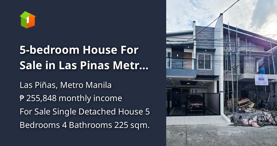 5-bedroom House For Sale in Las Pinas Metro Manila [Houses and Lots 🏘️ ...