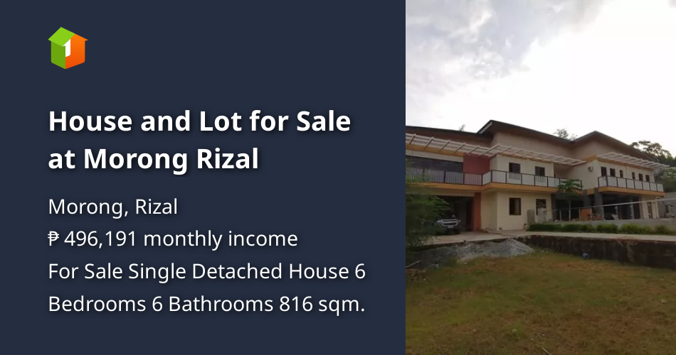 House and Lot for Sale at Morong Rizal [House and Lot 🏘️] (March 2023
