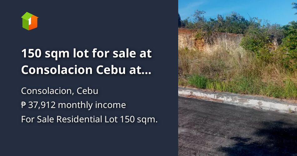 150 sqm lot for sale at Consolacion Cebu at GREENVILLE SUBDIVISION [Lot