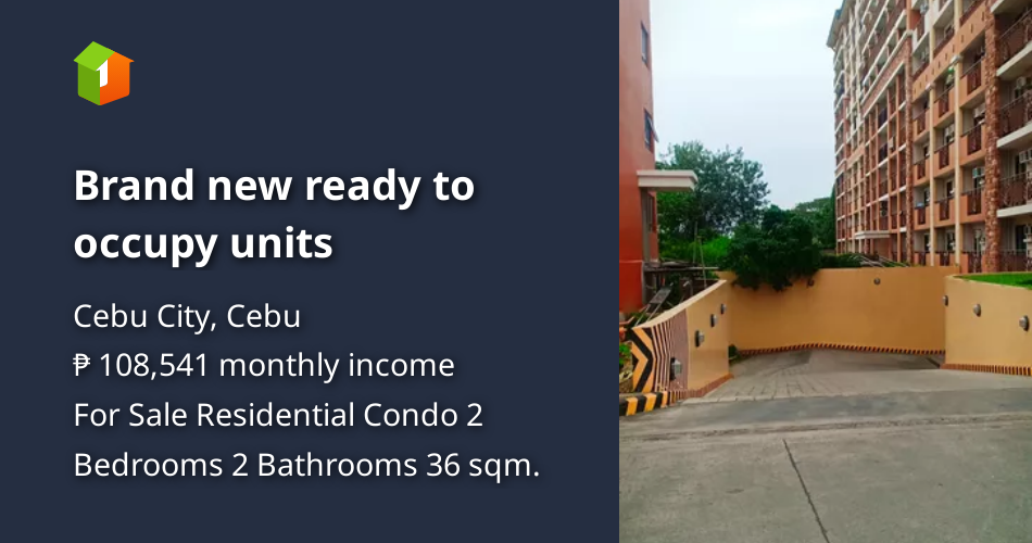 Brand new ready to occupy units [Condos 🏙️] (July 2025) in Cebu City ...