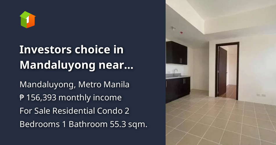 Investors choice in Mandaluyong near Shaw Blvd easily accessible Edsa [Condos 🏙️] (November 2023