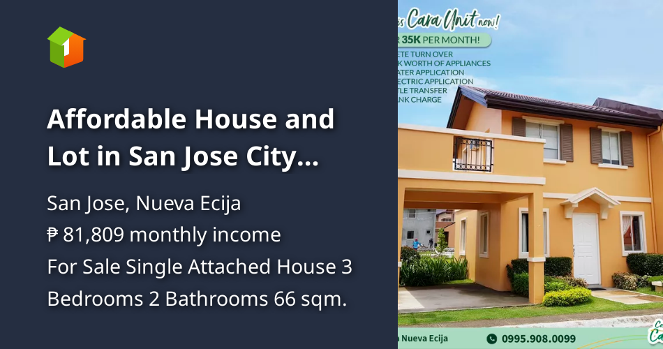 Affordable House and Lot in San Jose City Nueva Ecija [House and Lot 🏘️
