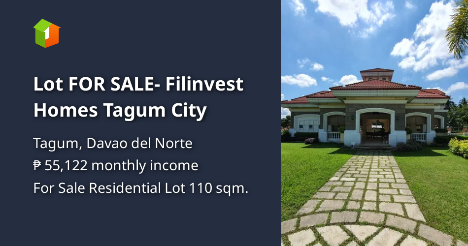 Lot FOR SALE Filinvest Homes Tagum City [Lot 🚜] (August 2024) in Tagum