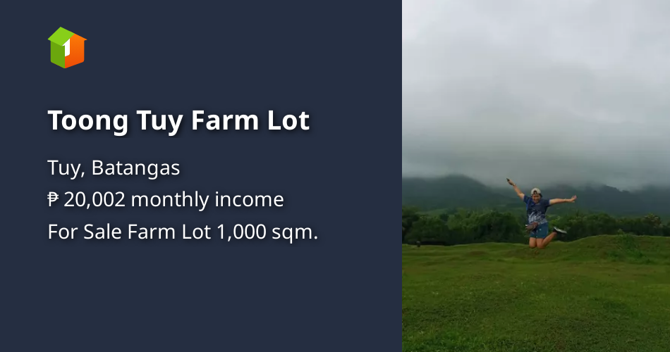 Toong Tuy Farm Lot [Lots 🚜] (February 2023) in Tuy, Batangas for sale