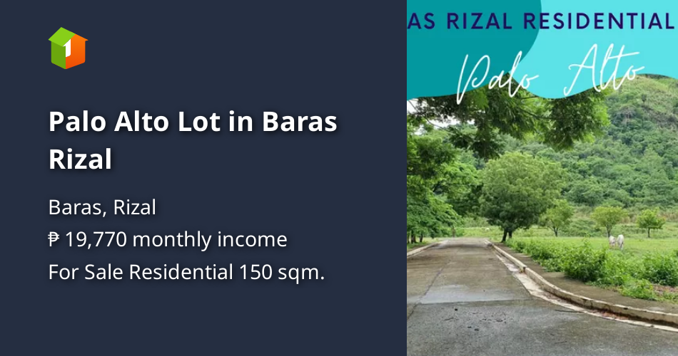 Palo Alto Lot in Baras Rizal [Lot 🚜] (March 2024) in Baras, Rizal for sale
