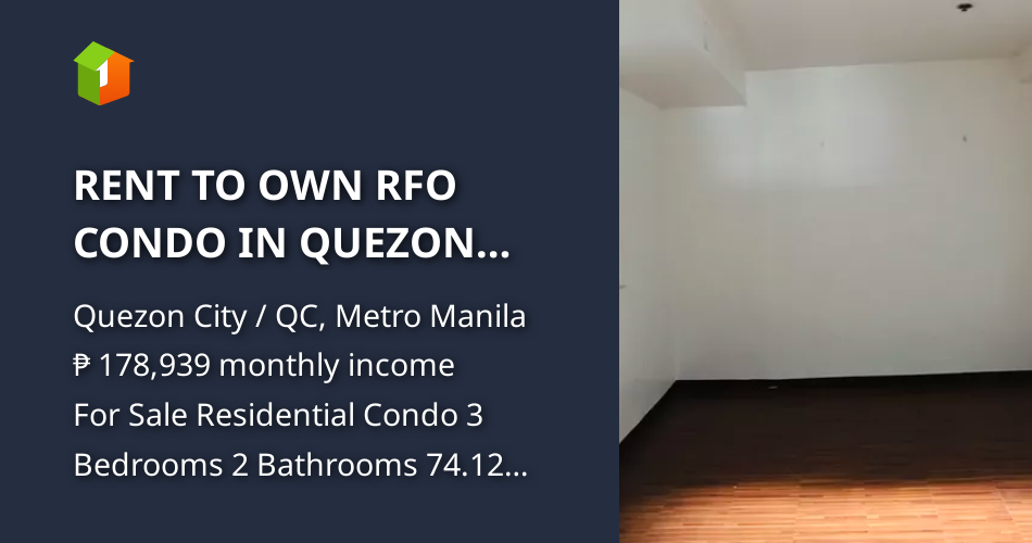 RENT TO OWN RFO CONDO IN QUEZON CITY [Condo 🏙️] (October 2022) in