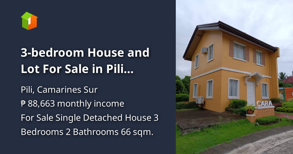 3bedroom House and Lot For Sale in Pili Camarines Sur, Bicol [House