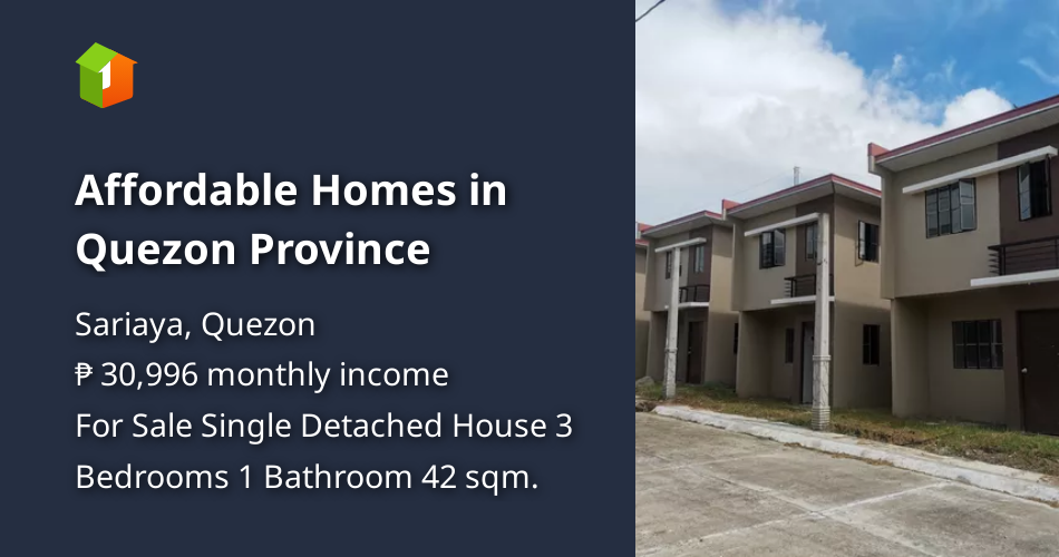 Affordable Homes in Quezon Province [Houses and Lots 🏘️] (January 2022