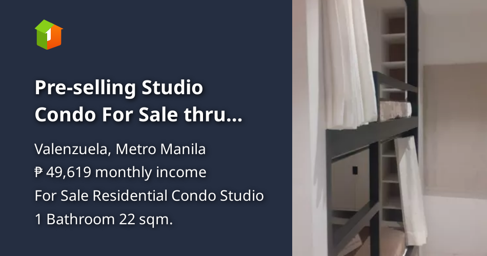 pre-selling-studio-condo-for-sale-thru-pag-ibig-in-valenzuela-city