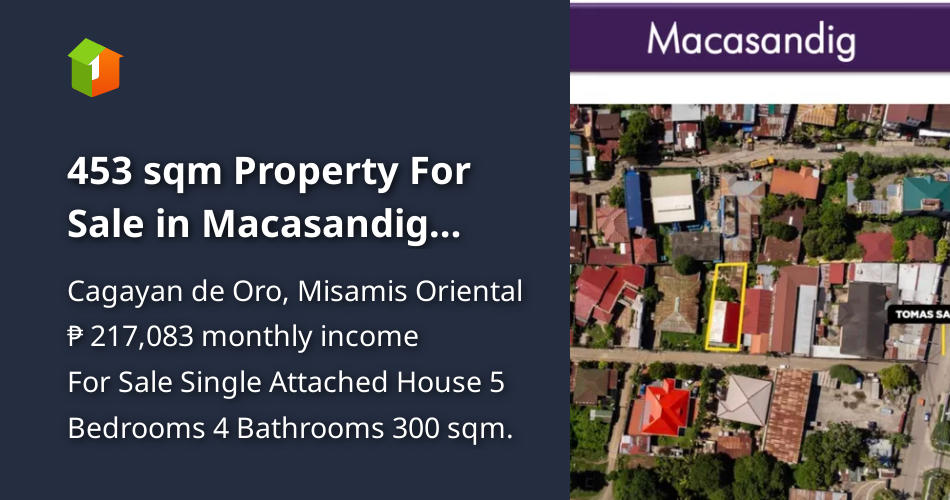 453 sqm Property For Sale in Macasandig Cagayan de Oro [House and Lot 🏘