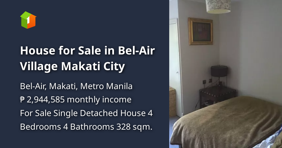House for Sale in BelAir Village Makati City [House and Lot 🏘️] (July