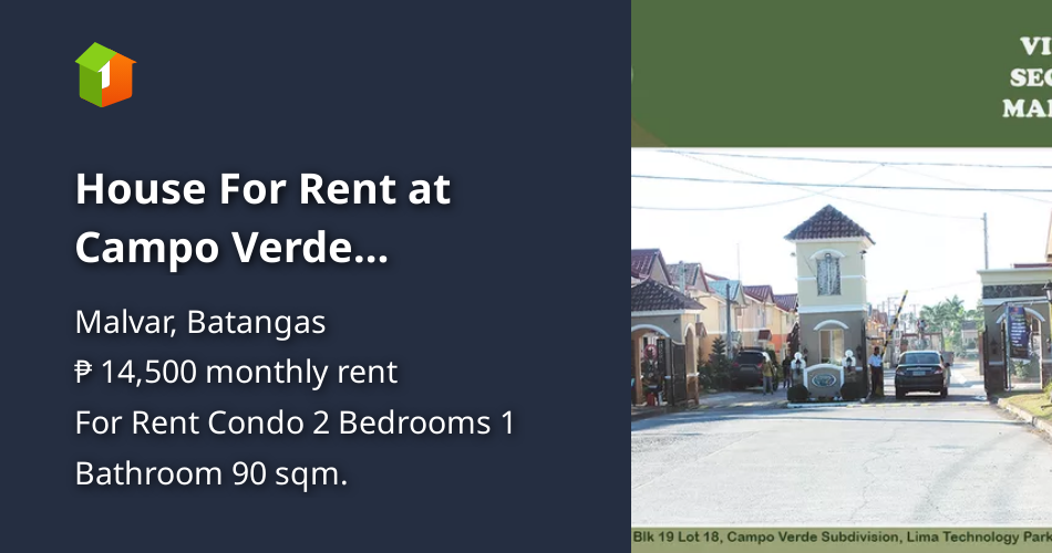 House For Rent at Campo Verde Subdivision, [Condo 🏙️] (August 2024) in