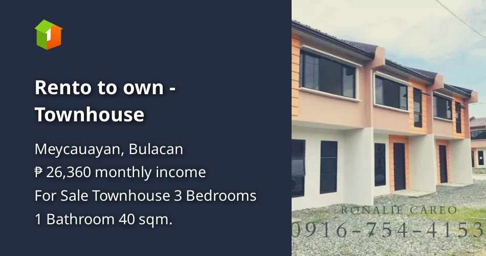 Rento to own Townhouse [House and Lot 🏘️] (November 2021) in