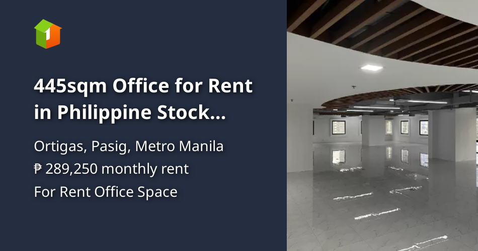 445sqm Office for Rent in Philippine Stock Exchange Centre CR0734873
