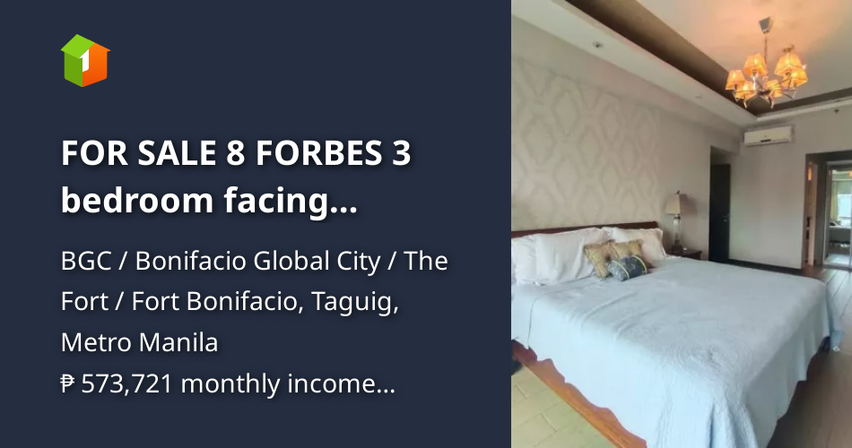 FOR SALE 8 FORBES 3 bedroom facing morning sun [Condo 🏙️] (June 2023