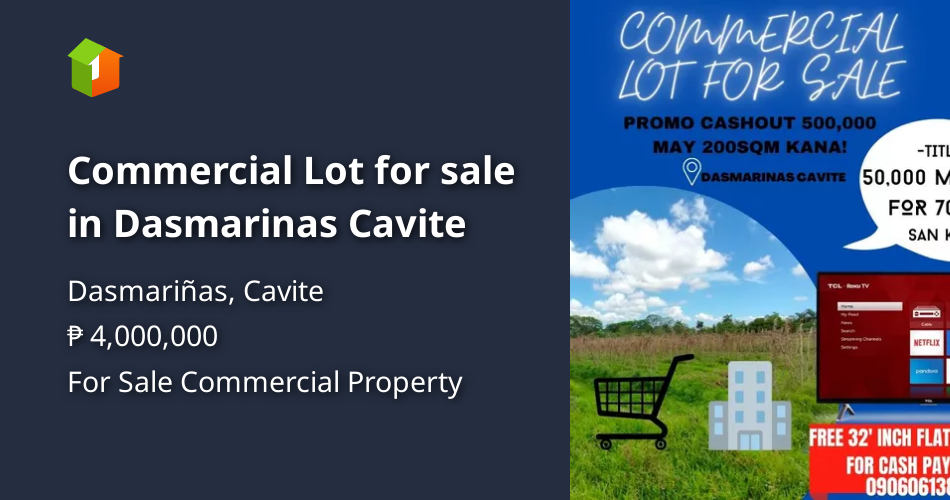 Commercial Lot for sale in Dasmarinas Cavite Property 🏭] (July 2022) in Dasmariñas