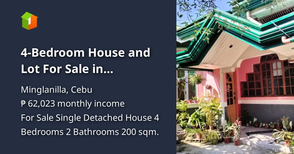 4Bedroom House and Lot For Sale in Minglanilla, Cebu [House and Lot 🏘️