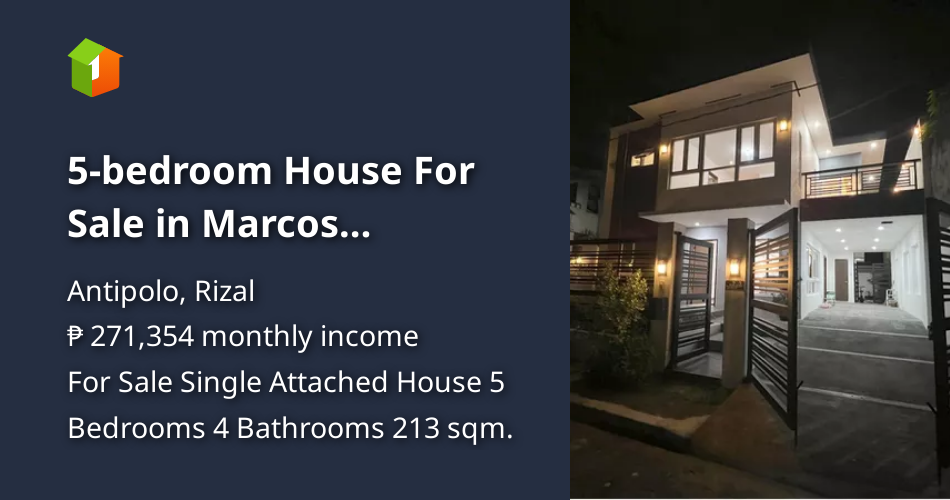5bedroom House For Sale in Marcos Highway, Antipolo Rizal [House and